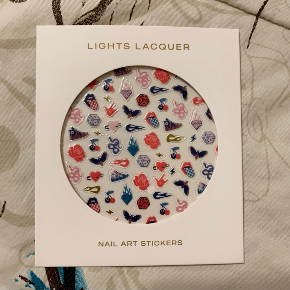 💜 Lights Lacquer Backstage Pass Nail Art Stickers